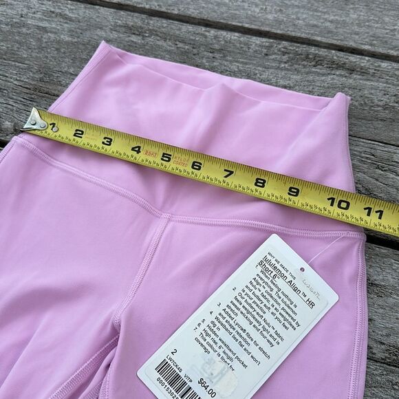 Lululemon Align High-Rise Short 6" Vitapink size 2 NWT bike short - Picture 6 of 8